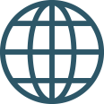 Icon of a globe